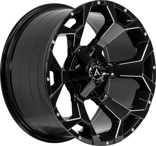 BOMBER 108.1 20x10 6x135|6x139.7 0 GLOSS BLACK MILLED