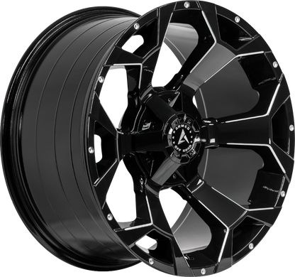 BOMBER 87.1 20x10 Blank 0 GLOSS BLACK MILLED