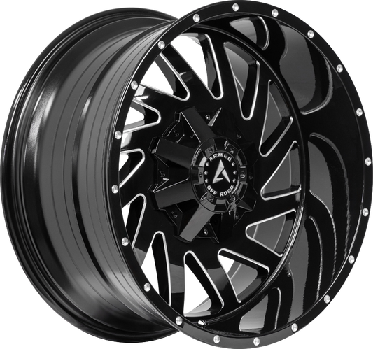 AGGRESSOR 108.1 20x10 6x135|6x139.7 -24 GLOSS BLACK MILLED