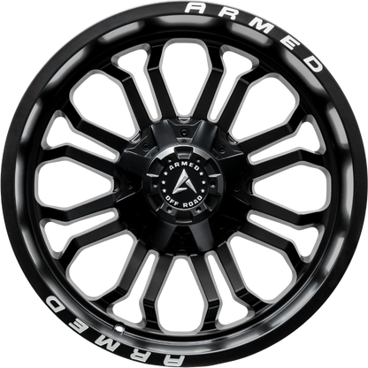 CANNON 125.1 20x10 8x170 -24 MATTE BLACK + ARMED