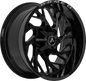 CARNAGE 125 20x9 8x165.1|Blank 12 GLOSS BLACK + ARMED MILLING