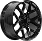 GM04 78.1 22x9 6x139.7 24 GLOSS BLACK