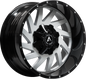 AGGRESSOR 87.1 20x10 Blank -24 GLOSS WHITE MILLED BLACK LIP