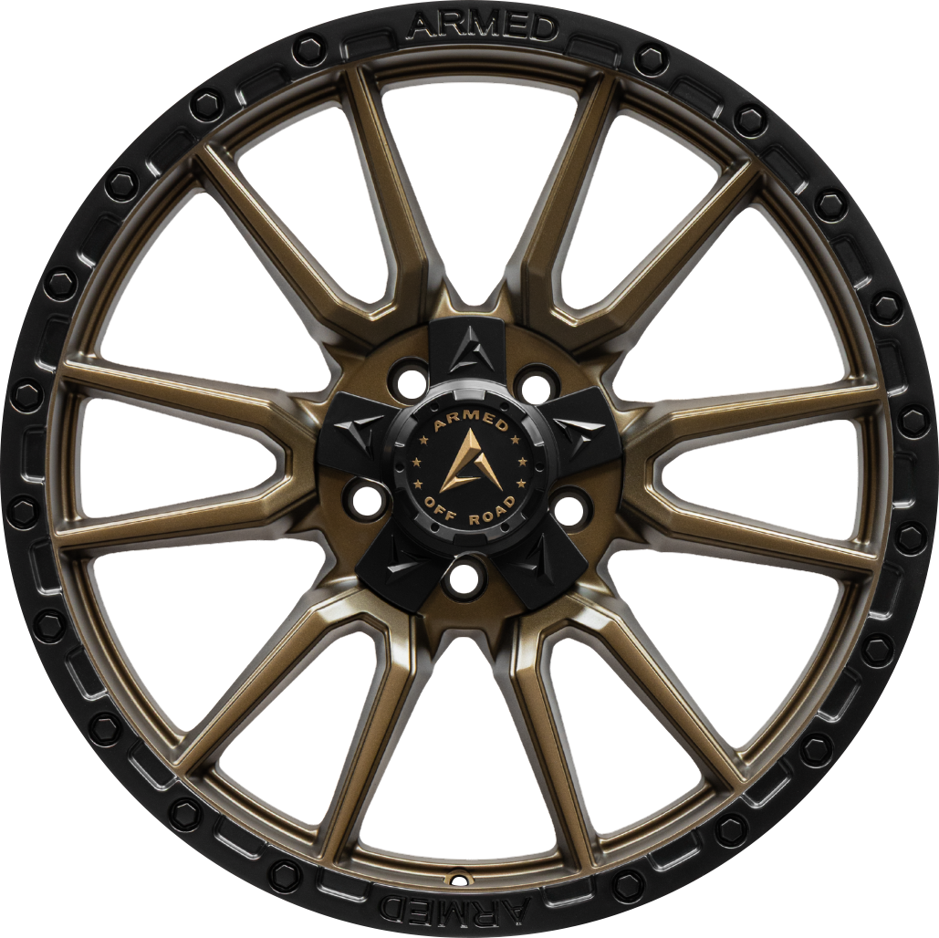 SPEAR 108.1 17x9 6x135|6x139.7 0 SATIN BLACK + SATIN BRONZE CENTER