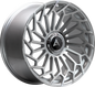 CARTEL 108.1 24x9 6x135|6x139.7 25 SILVER MACHINED