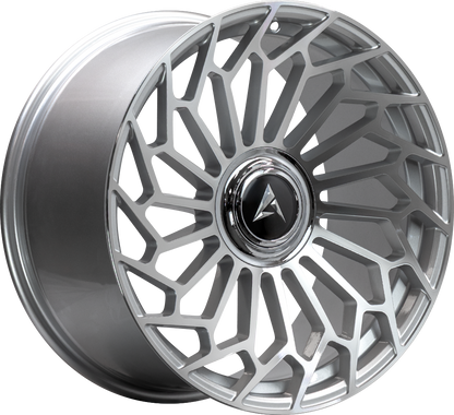 CARTEL 108.1 22x9 6x135|6x139.7 25 SILVER MACHINED