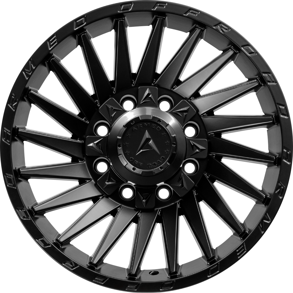 MILITIA 108.1 17x9 6x135|6x139.7 0 MATTE BLACK