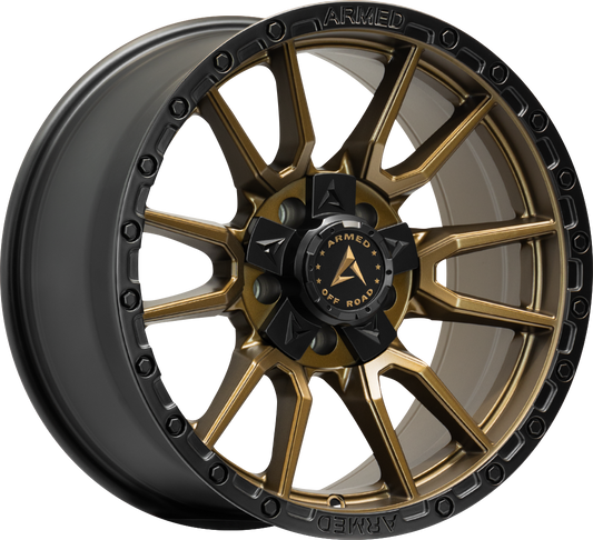 SPEAR 108.1 18x9 6x135|6x139.7 12 SATIN BLACK + SATIN BRONZE CENTER