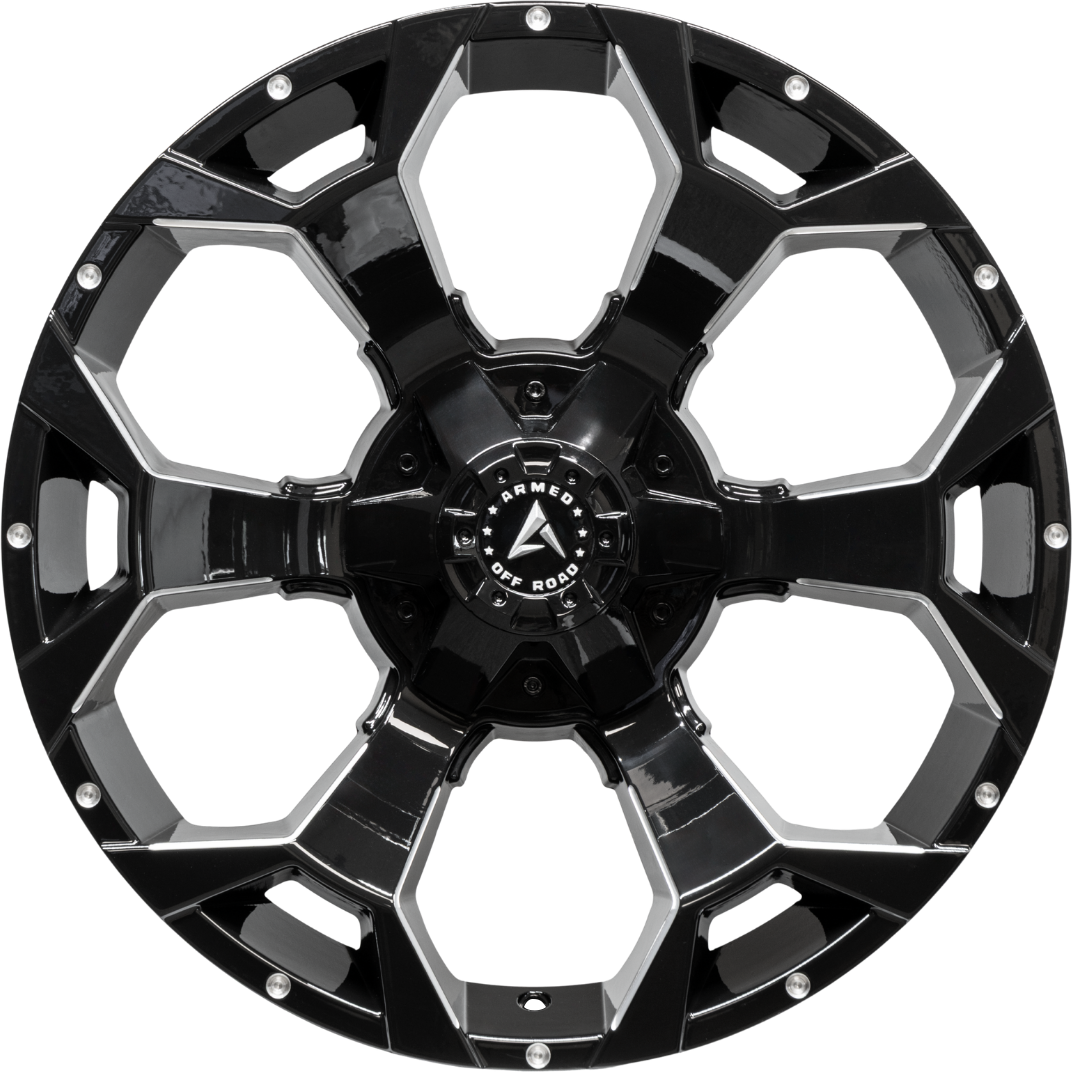 BOMBER 87.1 20x10 Blank 0 GLOSS BLACK MILLED