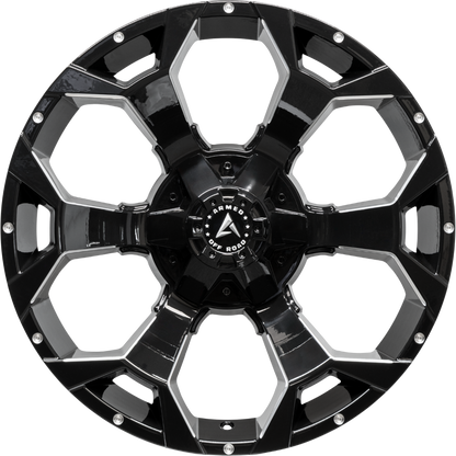 BOMBER 87.1 20x10 Blank 0 GLOSS BLACK MILLED