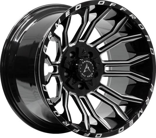 HAVOC 108.1 20x10 6x135|6x139.7 0 GLOSS BLACK MILLED