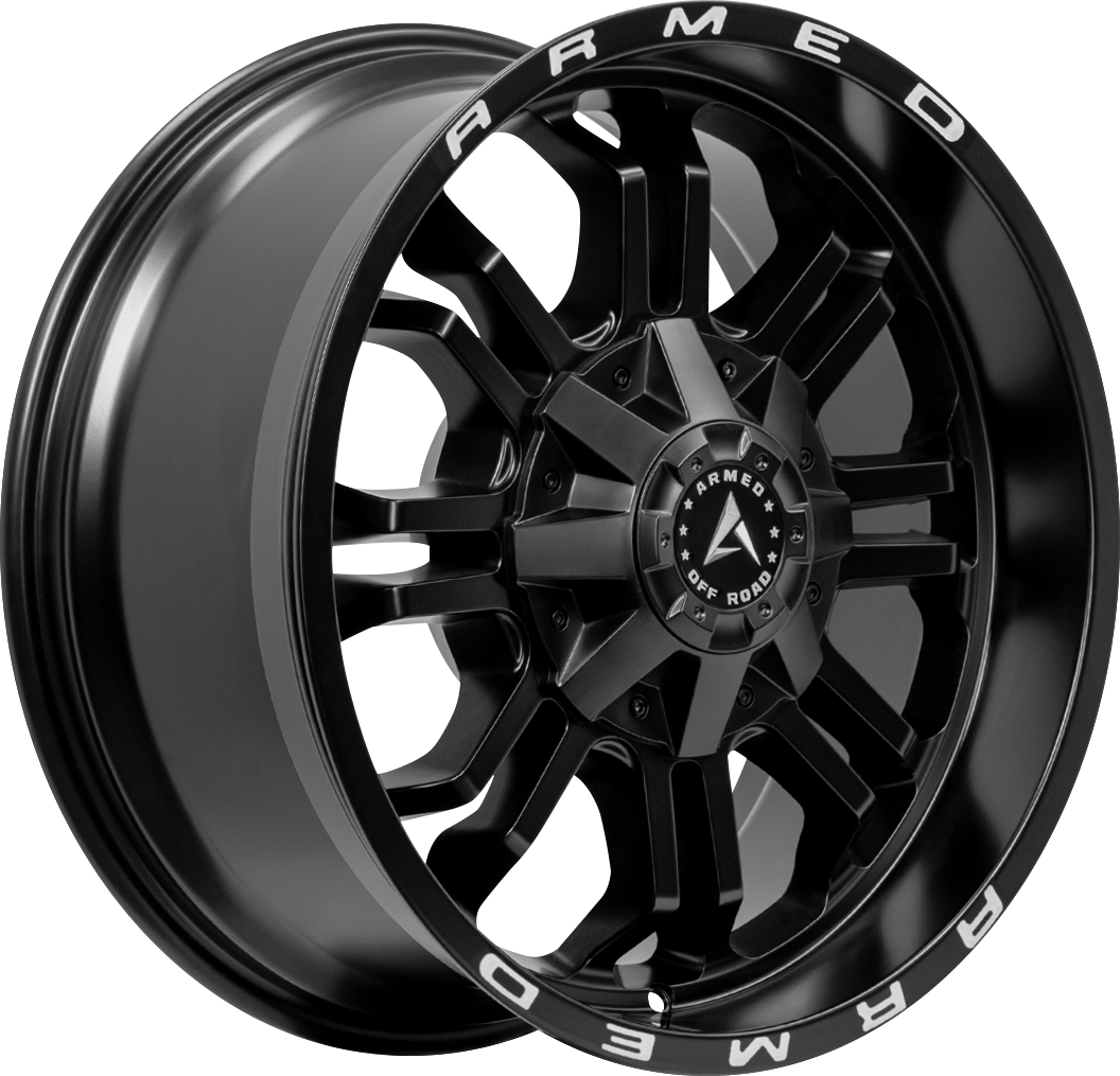 CANNON 87.1 20x12 Blank -44 MATTE BLACK + ARMED
