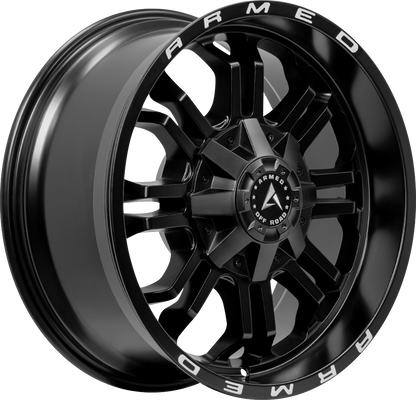 CANNON 87.1 20x10 Blank -24 MATTE BLACK + ARMED