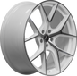 SNIPER 74.1 20x9 5x127 32 GLOSS WHITE MACHINED