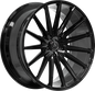 RIVAL 87.1 22x9.5 6x139.7 30 GLOSS BLACK