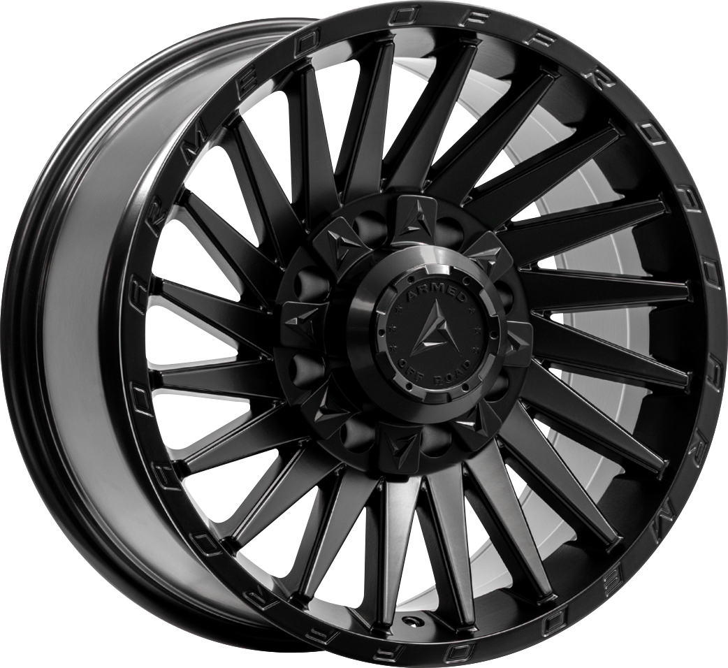 MILITIA 108.1 17x9 6x135|6x139.7 0 MATTE BLACK