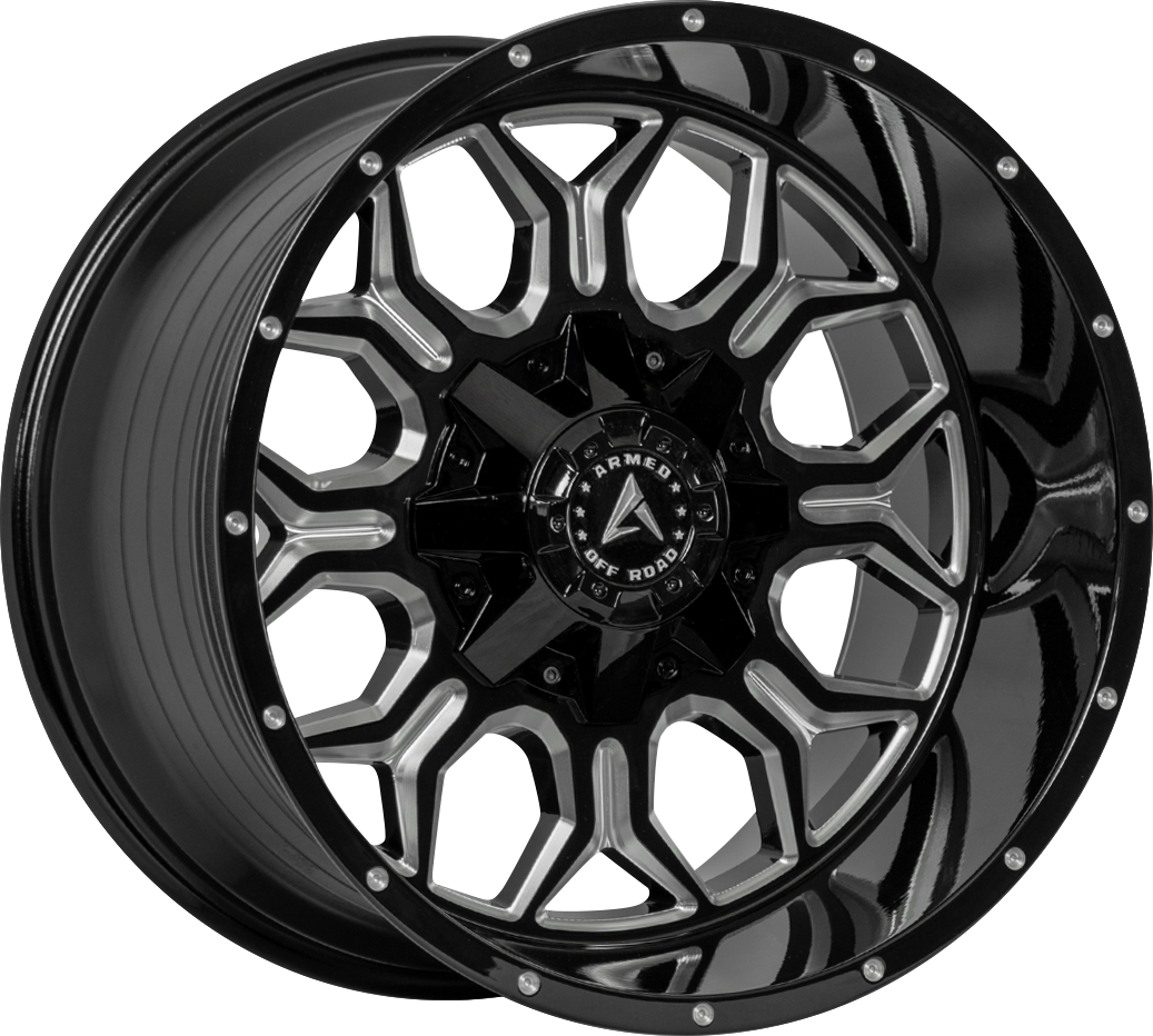 INFANTRY 87.1 18x9 Blank 0 GLOSS BLACK MILLED