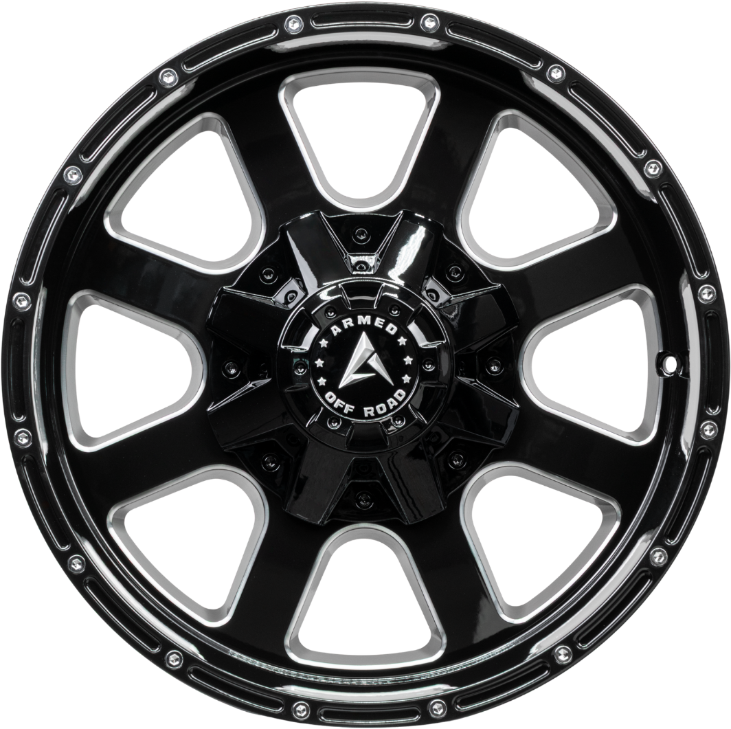 BRIGADE 87.1 18x10 Blank 0 GLOSS BLACK MILLED