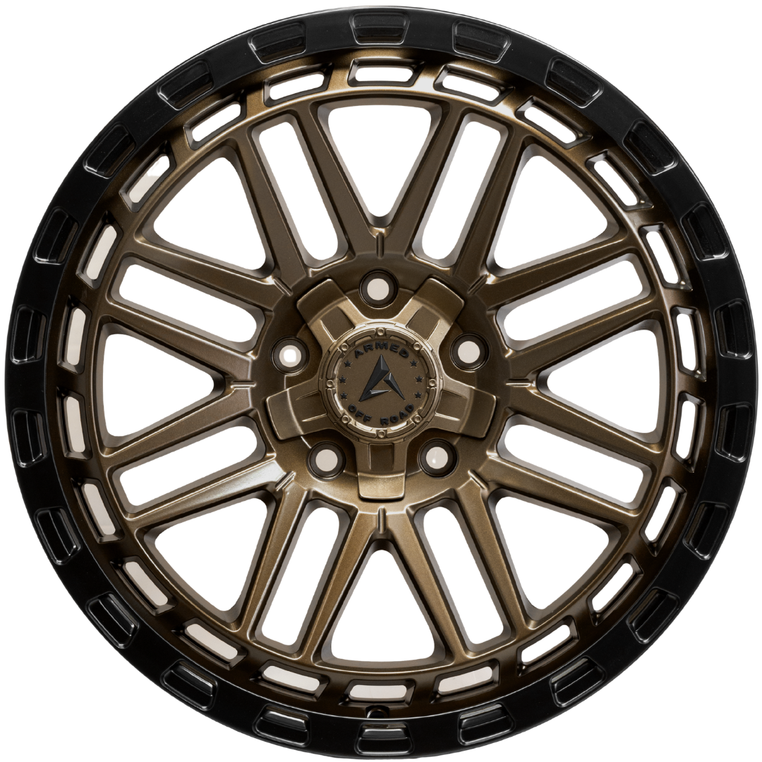 TANK 108.1 17x9 6x135|6x139.7 0 MATTE BLACK + BRONZE FACE