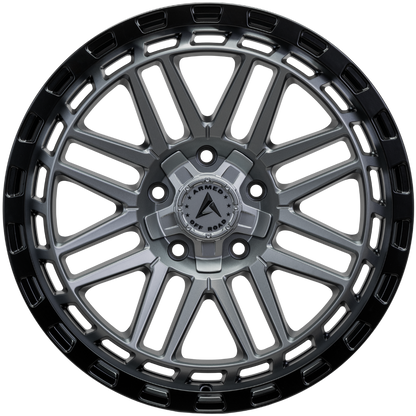 TANK 108.1 17x9 6x135|6x139.7 12 MATTE BLACK + GUNMETAL FACE