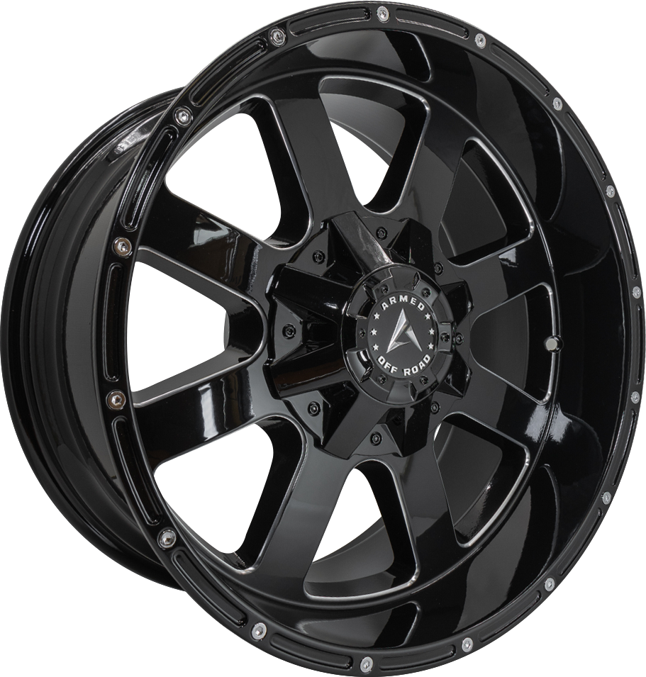 BRIGADE 87.1 18x10 Blank 0 GLOSS BLACK MILLED