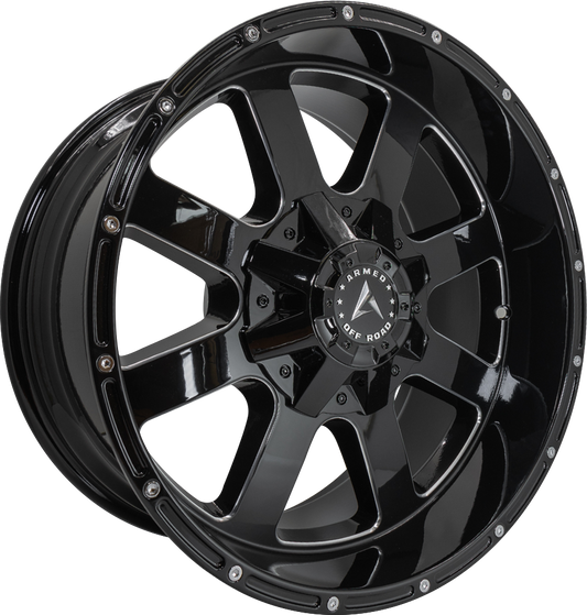 BRIGADE 108.1 18x10 6x135|6x139.7 0 GLOSS BLACK MILLED